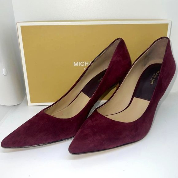 Michael Kors Collection Shoes - Michael Kors Collection the "Garner" Red Suede Heels 40.5/9.5